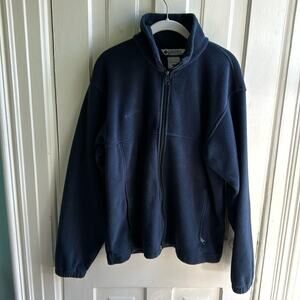 Columbia Navy Blue Zip Up